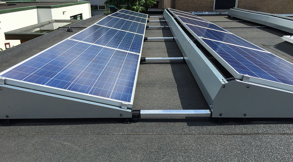 zonnepanelen door ons geplaatst