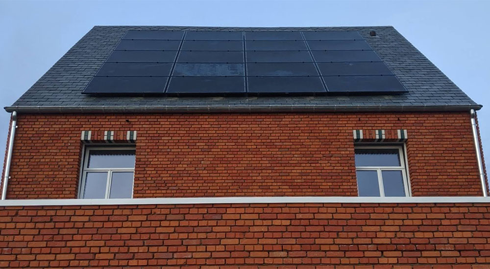 zonnepanelen door ons geplaatst